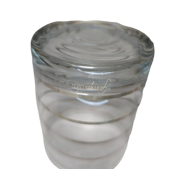 Vintage Georges Briard Silver Rimmed Glass Tumblers Set Of 2 Mid-Century Modern - Picture 12 of 15